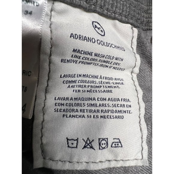 Adriano Goldschmied The Tellis Modern slim men’s gray plaid pants 30 X 34 inseam - Picture 12 of 12